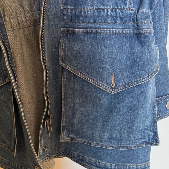 Men's Blue Denim Jacket - Picture 6 of 8